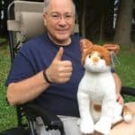 cat turned to plush